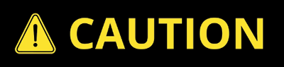 Caution sign