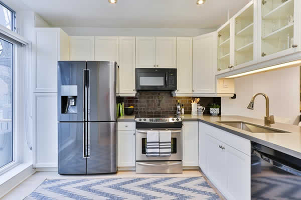 modern kitchen just remodeled
