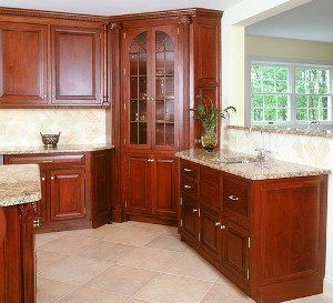 Pulls used on cabinet drawers, knobs used on doors