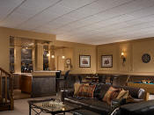ceiling tile in basement